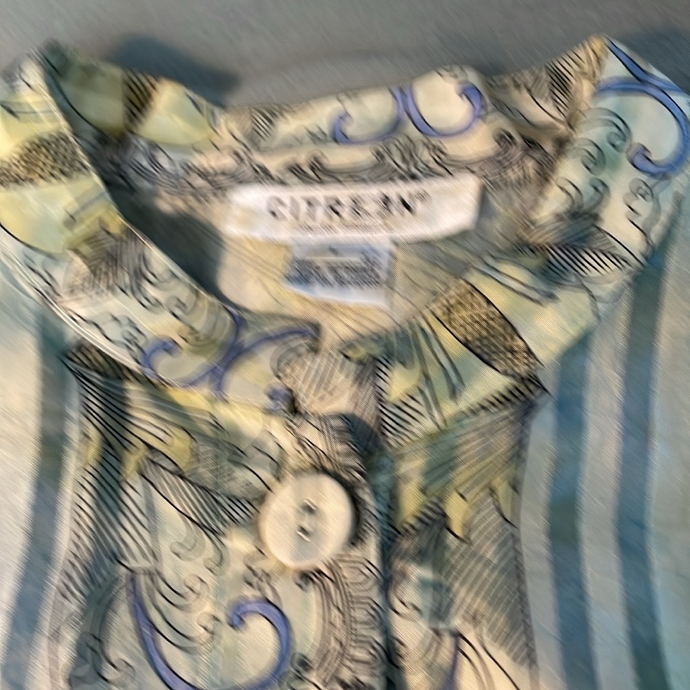 Special! CITRON SANTA MONICO 100% SILK 2-PIECE CAPRI OUTFIT $29 - Picture 8 of 11
